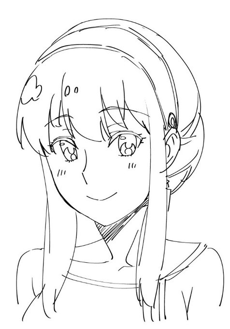 お昼のスーパー落書きタイムヨル・フォージャー…ヨルさん難しくない? 