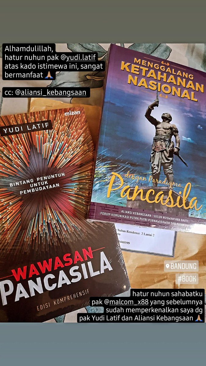 boss_march's tweet photo. Terima kasih pak #yudilatif dan @aliansibangsa 🙏🏼 https://t.co/3tCXziPeTW