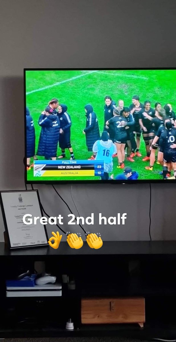 Something to build on <a href="/BlackFerns/">Black Ferns</a> #NZvAus @sparknzsport 👌👏👏👏