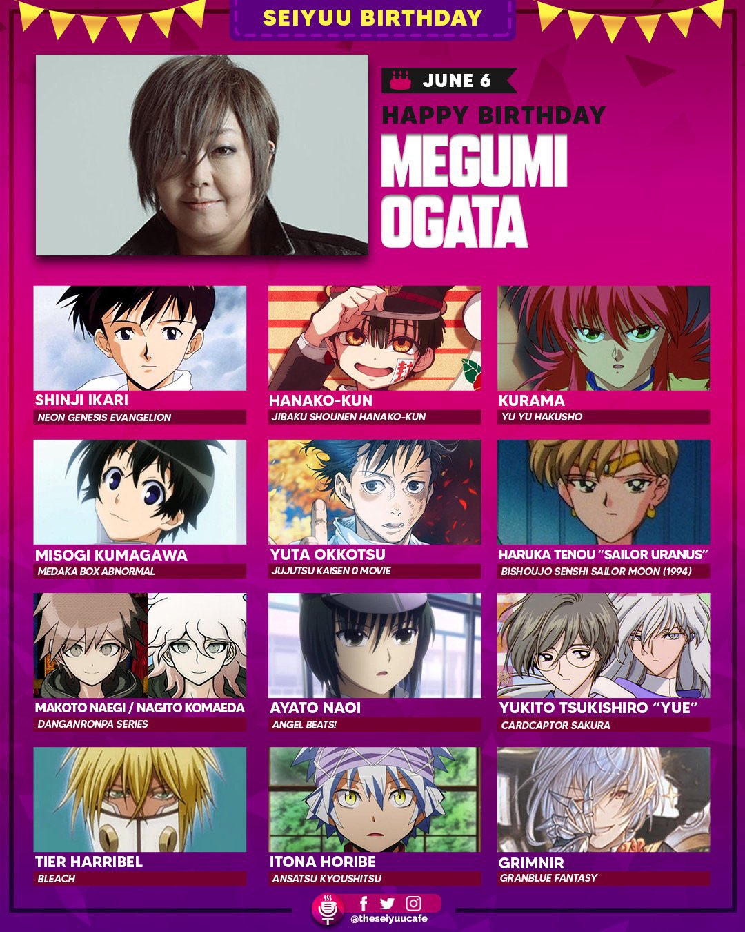 Happy birthday megumi ogata!!       