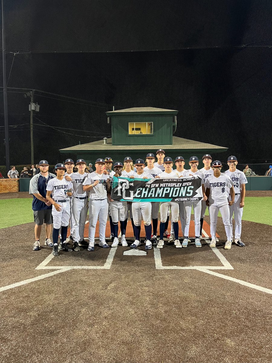 🏆Champions🏆
Congratulations to Dallas Tigers 15U Cecil on winning the 15U Division of the 2022 15U DFW Metroplex Open.