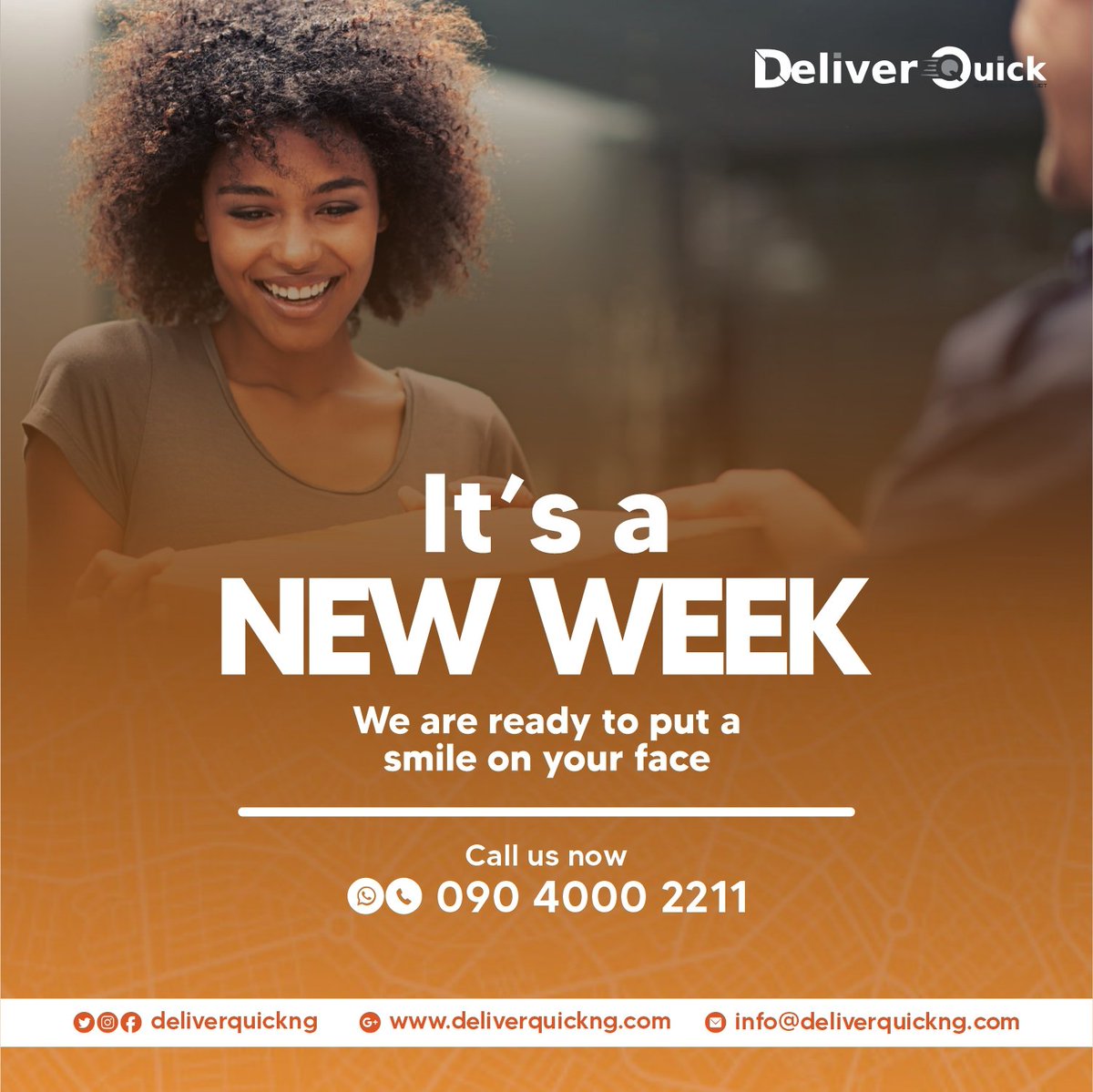 deliverquickng's tweet photo. Happy new week.
We are open to pick up your deliveries
#deliverquick #deliveryservices #lagoslogisticscompany #packages #fastdelivery💯 #delivery https://t.co/NCtnHu4DLb