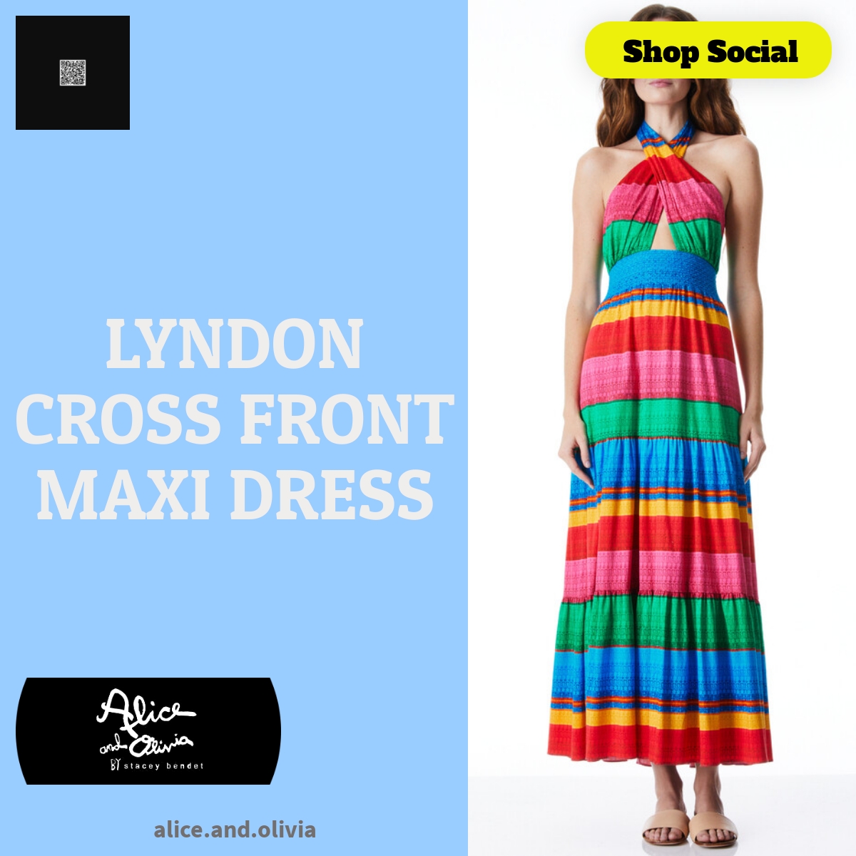 reckoon1's tweet image. The perfect dress for any occasion, this maxidress is as pretty as pretty gets. ayr.app/l/FX9u alice.and.olivia #fashion, ##ekeshwari, ##an_edge_to_regular_fashion