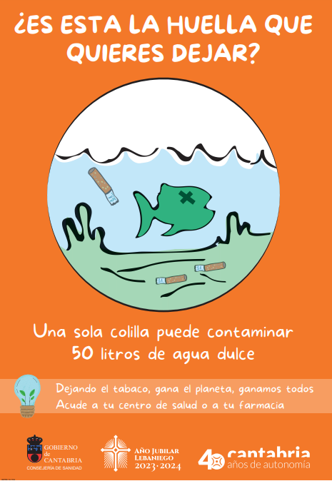 ✅¿Sabes la huella que deja el tabaco en el planeta?🌍
➡️Las colillas 🚬no son biodegradables
➡️Una sola colilla puede contaminar 50 litros de agua dulce🐟
➡️Su efecto contaminante dura entre 7 y 25 años

Participa opinando sobre tabaco y medio ambiente: bit.ly/EncuestaDMST