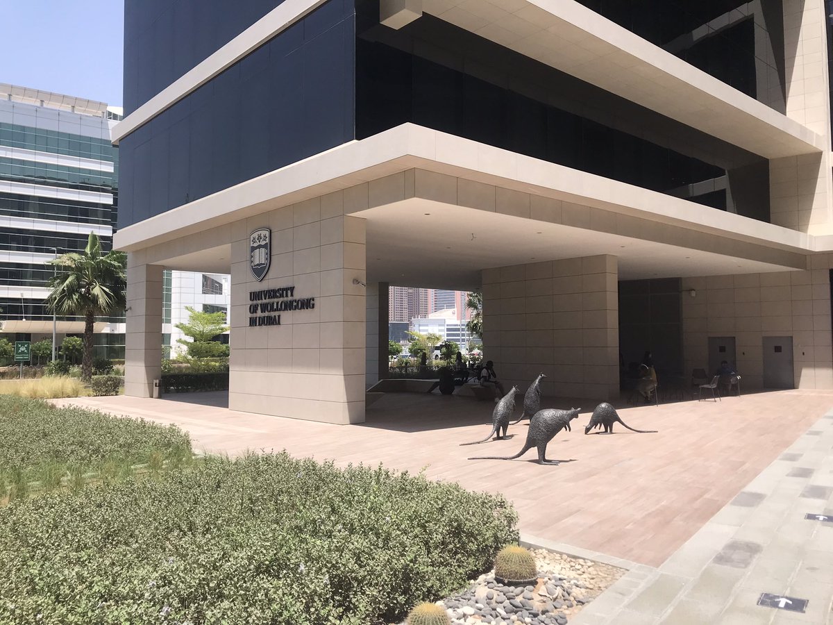 WIL presentation at UOWD. How very welcoming and exciting!