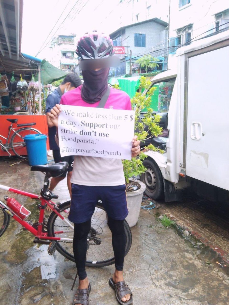 BeastBurmese's tweet image. Don’t use #foodpanda until they step up. Please retweet if you see this to amplify the voices of workers who are being exploited by irresponsible, human rights disrespecting orgs. Look at the state of the workers’ living conditions. #WhatsHappeningInMyanmar
