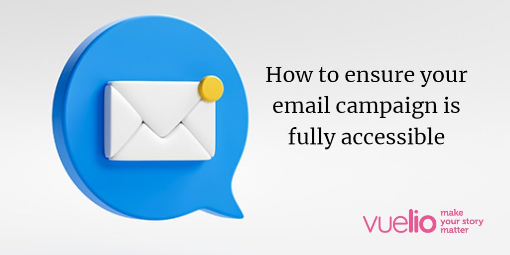 To make sure your next email campaign is accessible for everyone its going out to, take note of these tips from <a href="/TaxiforEmail/">Taxi for Email</a>’s <a href="/IAmElliot/">Elliot Ross</a> 📩

bit.ly/3x9jxUh