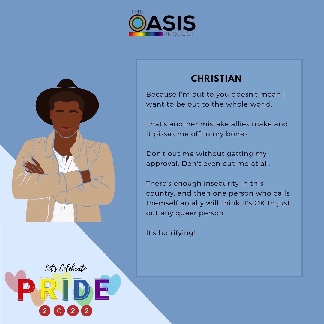 theoasis_pr's tweet photo. To celebrate pride, some Queer Nigerians talk to us on how ally’s can do better with their allyship.
#pridemonth #oasisproject https://t.co/sV3PR1CaQ6