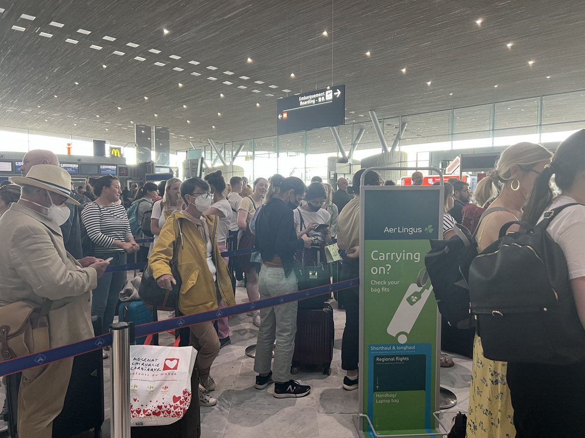 <a href="/AerLingus/">Aer Lingus</a> Shame on Aer Lingus in Paris. Total mayhem. No Representatives here. No help or care for passengers. #lies #lies #lies