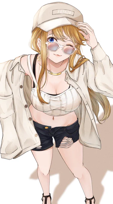 ヘソだしサングラス恵美!! 