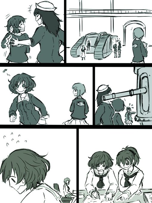 #秋山優花里生誕祭2022 
おめでとう優花里!!
結構前に描いた秋山漫画を貼っておきます。(1/2) 