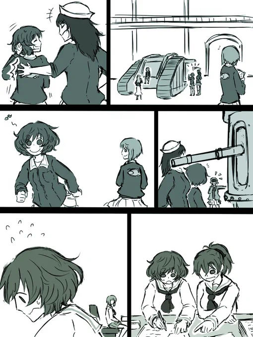#秋山優花里生誕祭2022 
おめでとう優花里!!
結構前に描いた秋山漫画を貼っておきます。(1/2) 