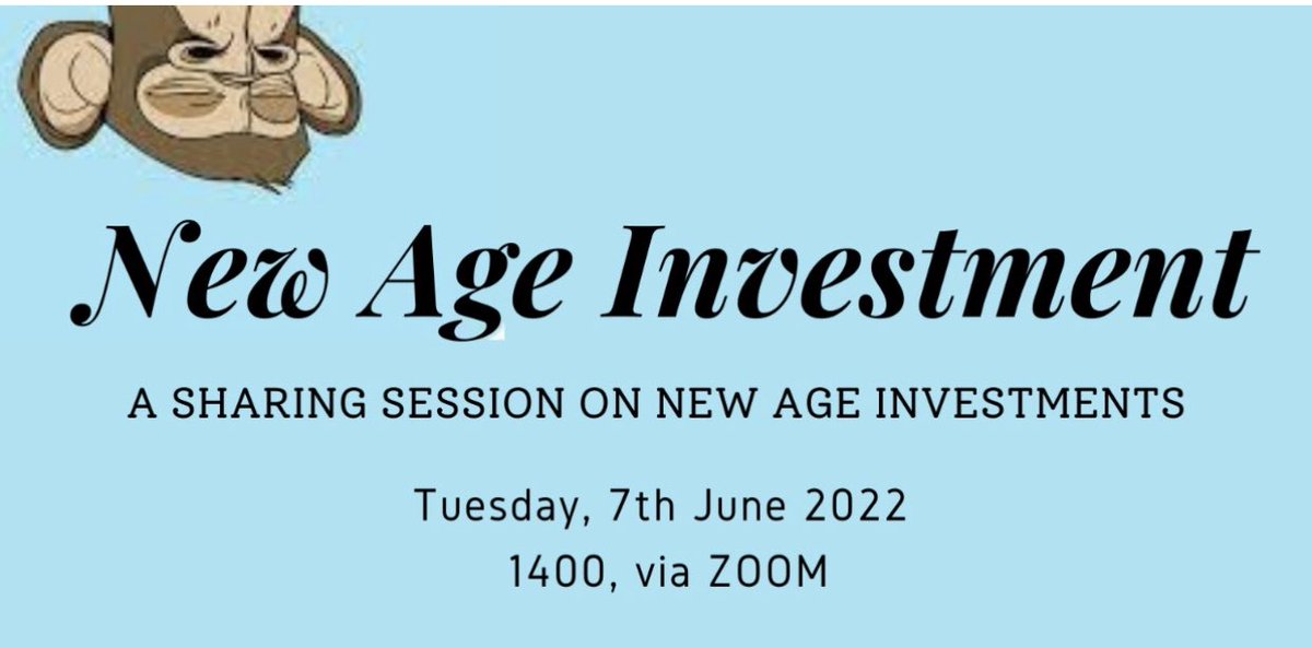 Dear NFT family, tomorrow I'm hosting some investment professionals to a fruitful sharing session on my views on NFTs and how they can co-exist with other investment tools. 

Could u help me to 3k followers? It would set a much needed stage, so learning can be optimized for all.