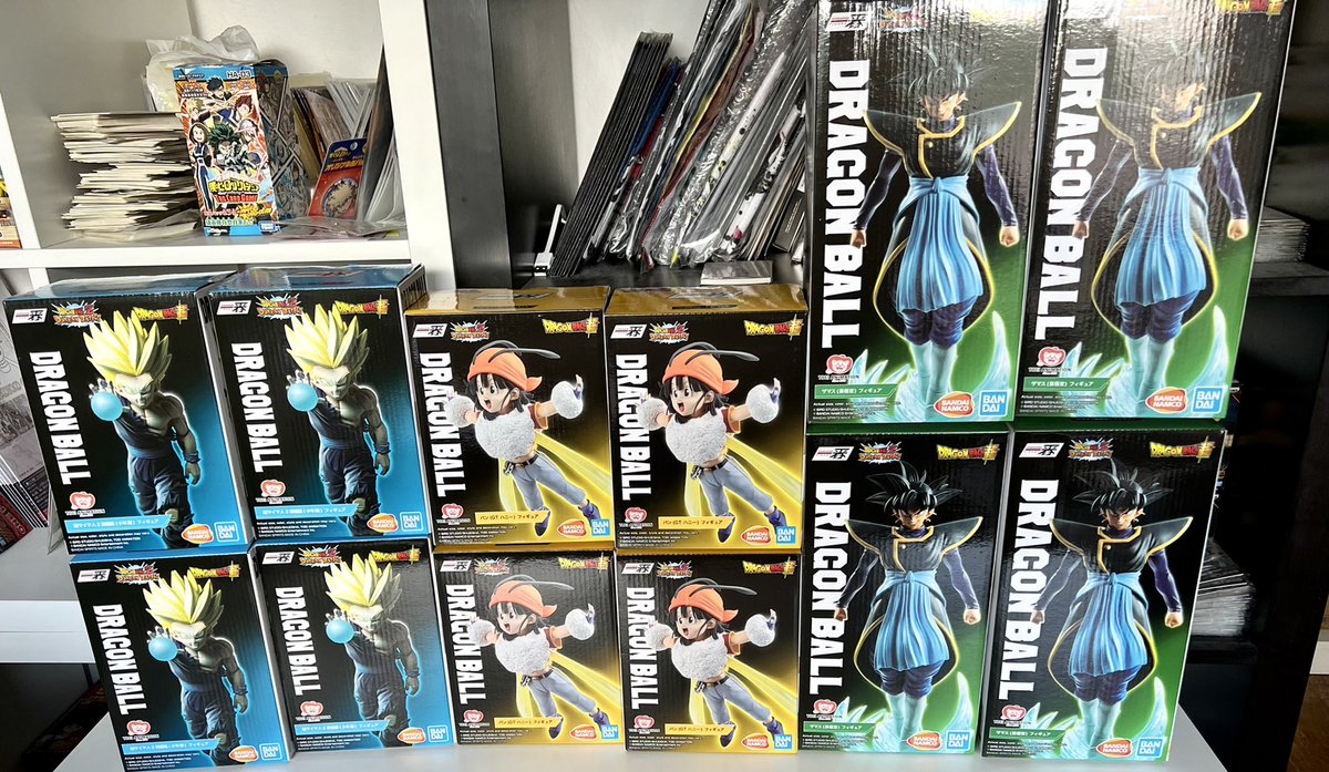 Otakhearts's tweet photo. Hello à tous,
#Arrivages #Figurines #DragonBall avec :
➡️ #IchibanSho #Pan #BlackGoku et #Gohan
➡️ #Grandista #Vegeta et BlackGoku
Dispo ici :
➡️ https://t.co/WTGBnJeKon
⚠️ pas de Restock ⚠️
#DBS #DBZ #collection #anime #manga #japon #IchibanKuji #DragonBallSuperSuperHero https://t.co/HbSjMjASxj