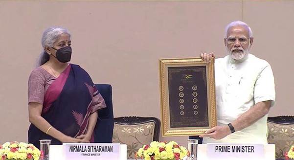 Prime Minister released a special series of ₹1, ₹2, ₹5, ₹10 and ₹20 coins. 
