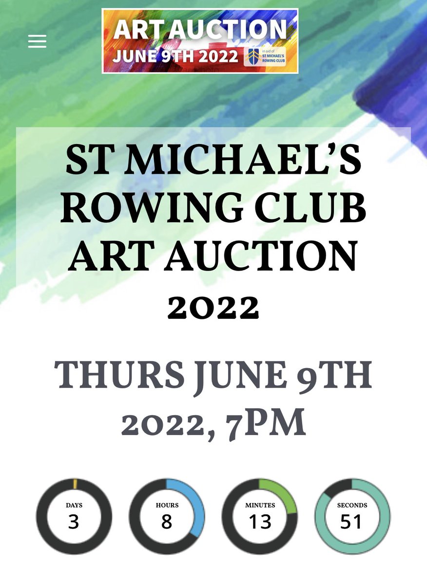 🚨The Final Countdown🚨Over 80 pieces available to buy this Thursday <a href="/BelltableLimk/">Belltable</a> check out smrc.ie/artauction/ Can all our followers please share👏❤️ <a href="/DanielButlerFG/">Cllr Daniel Butler</a> <a href="/Live95Limerick/">Live 95</a> <a href="/Limerick_Leader/">Limerick Leader / Limerick Live</a> <a href="/ilovelimerick/">#LimerickandProud</a> <a href="/WalkThree/">Three Bridges Walk - Limerick</a> <a href="/LimerickCouncil/">Limerick Council - Comhairle Luimnigh</a> <a href="/Limerick_ie/">Limerick.ie</a> <a href="/france_midwest/">Honorary Consul of France, Limerick 🇮🇪🇫🇷🇪🇺</a>