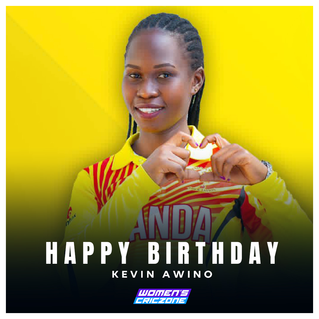 WomensCricZone's tweet photo. #HappyBirthday to 🇺🇬's @AwinoKevin13, who turns 26 today. She made her debut in 2018 and played 30 international matches so far. https://t.co/qyRRvWThz1