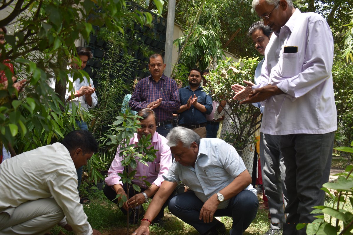 delhipublibrary's tweet photo. दि.प.ला.द्वारा #विश्वपर्यावरणदिवस के उपलक्ष्य में साप्ताहिक वृक्षारोपण कार्यक्रम काआयोजन किया l इसअवसर परअध्यक्ष,दि.प.ला.श्री सुभाष चंद्र कंखेरिया एवं महानिदेशक,दि.प.ला.डॉ.आर.के.शर्मा ने समस्तअधिकारियों,कर्मचारियों एवं पाठकों के सा�� मिलकर वृक्षारोपण किया |
https://t.co/wKslvYuF4k https://t.co/8NoVToRPRk