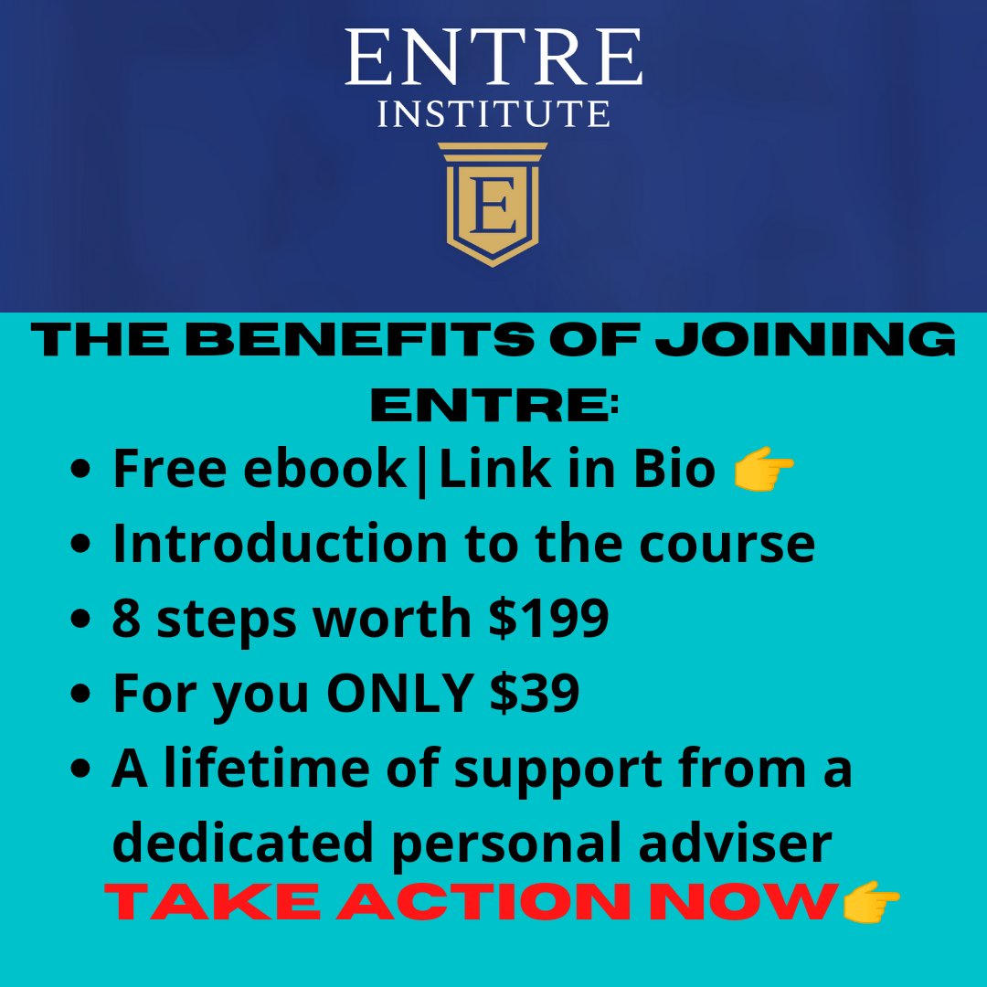 Impact can only be made when action is taken. 👇The link will get you into a whole new world of #affiliatemarketing and a great way to start as a beginner.
I truly thought it was over for me as an affiliate until I joined Entre...
👇👇#TAKEACTIONNOW
classwithjeff.com/shortcut/?aff=…