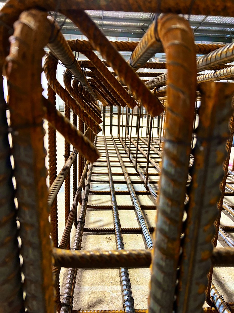 StellaBella67's tweet photo. Trying to make Monday arty by sneaking some photos while on site! ๐ค #work #stupidMonday #structure #construction #art #whynot #rebar #screwpiers https://t.co/s3TzcvGbzs