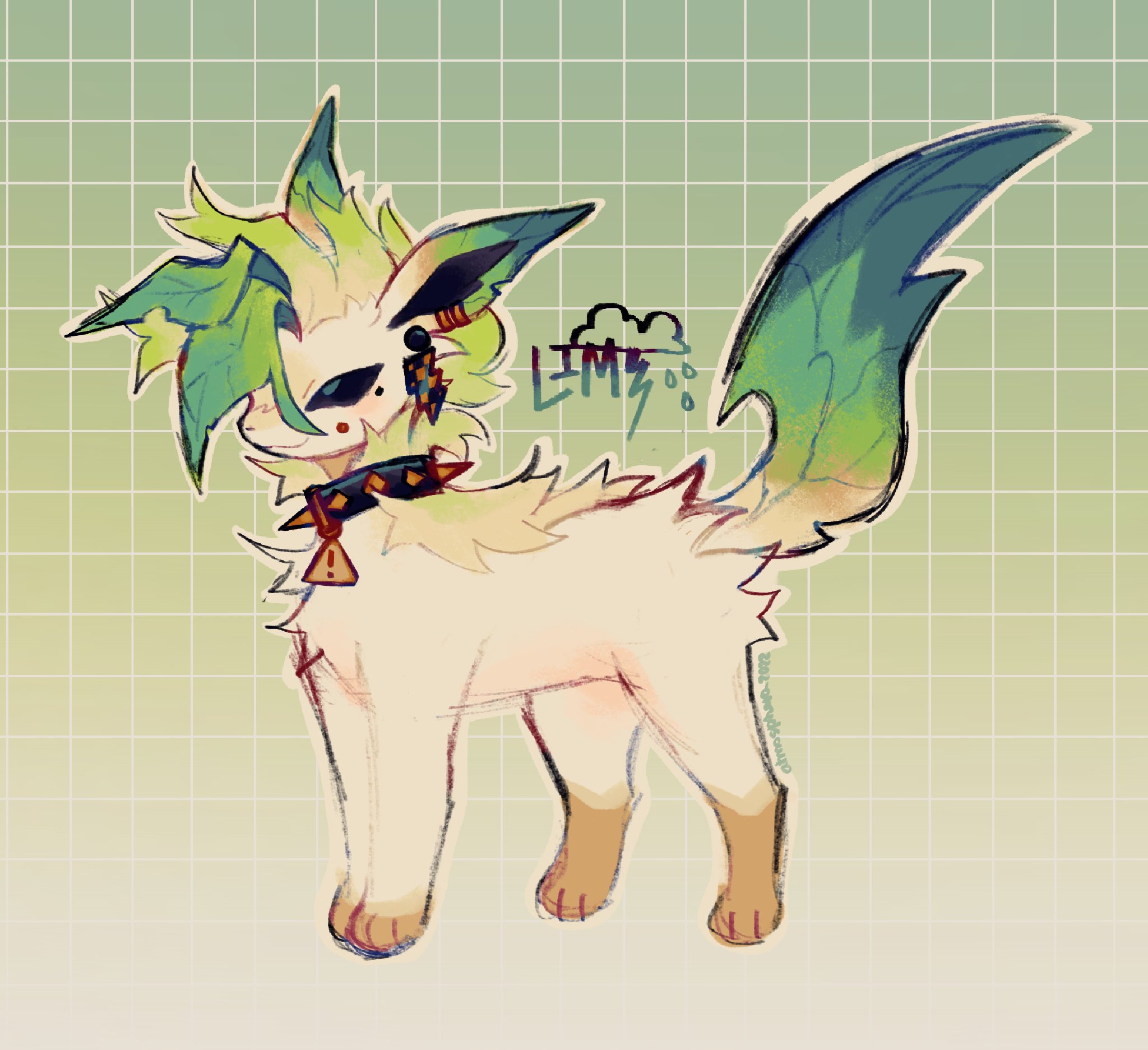 ＡＴＭＯＳＰＨＥＲＡ on X: "Pokesona! Lime is jolteon x leafeon fusion hehe  https://t.co/h6kJneMKMy" / X