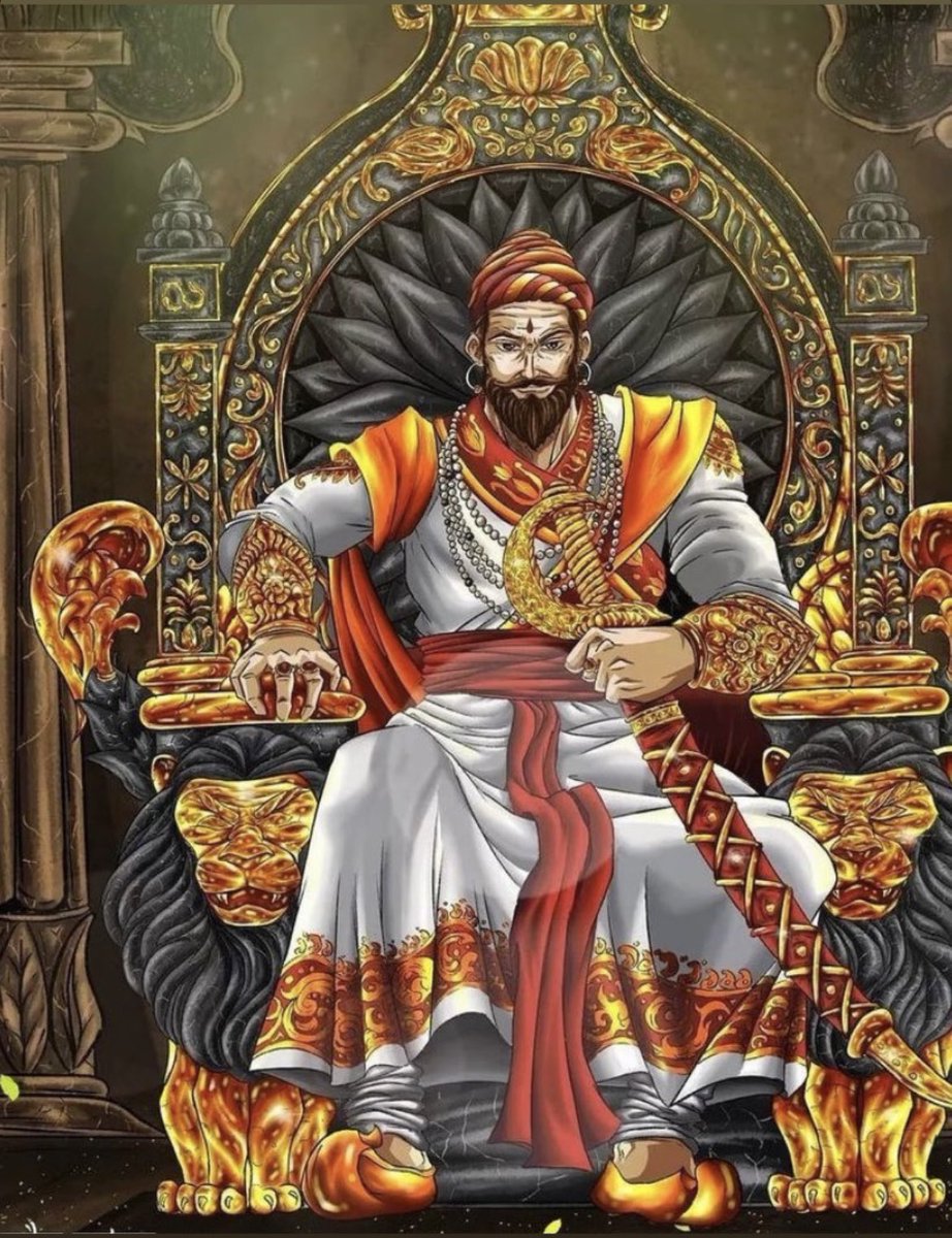 Igarvitarora's tweet photo. Today is the day when our Shivaji
Maharaj was coronated as the
great Chhatrapati and our hindavi
Swarajya was established to raise
our Dharma High 🚩 https://t.co/ItXo4v1Cnu