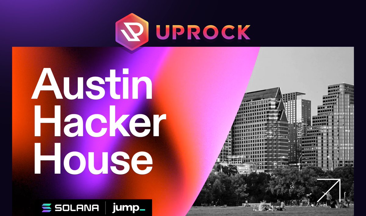 UpRockCom's tweet image. UpRock C-Levels are at Austin Hacker House 🤝