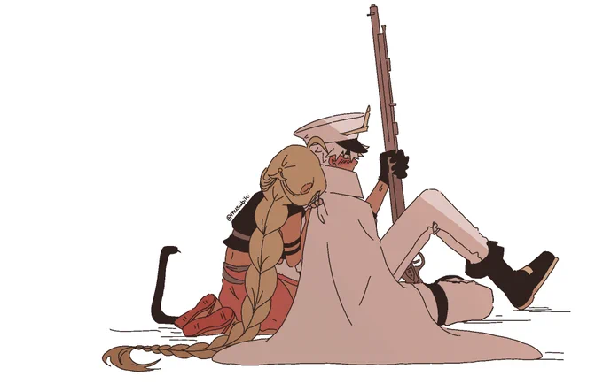 [oc] marshal and his upcoming snake witch friend 🐍🥰 