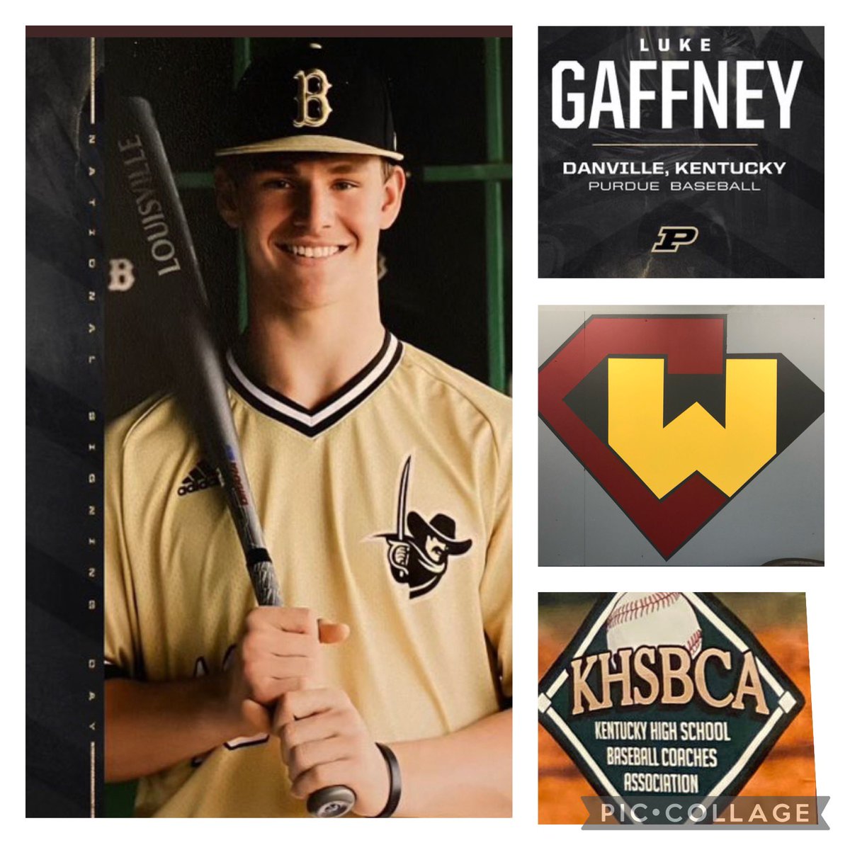 Luke Gaffney makes First-Team All State selected by Kentucky High School Baseball Coaches Association. #PurdueBaseball
#CANTWAITathlete