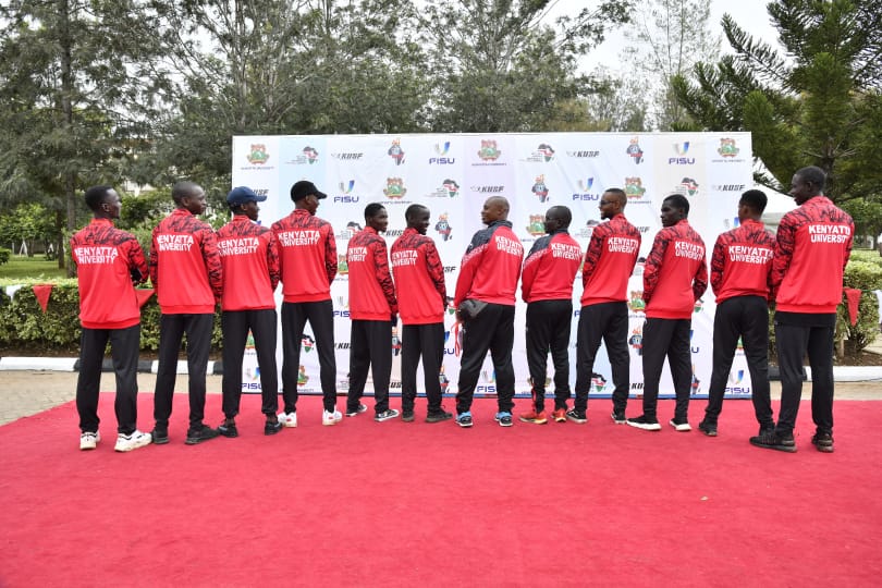 KenyattaUni's tweet photo. TEAM KU......at the #FASUGamesKU2022 #FASUGames2022 #WeAreAfrica #NousSommesLAfrique https://t.co/gT5os7Neca