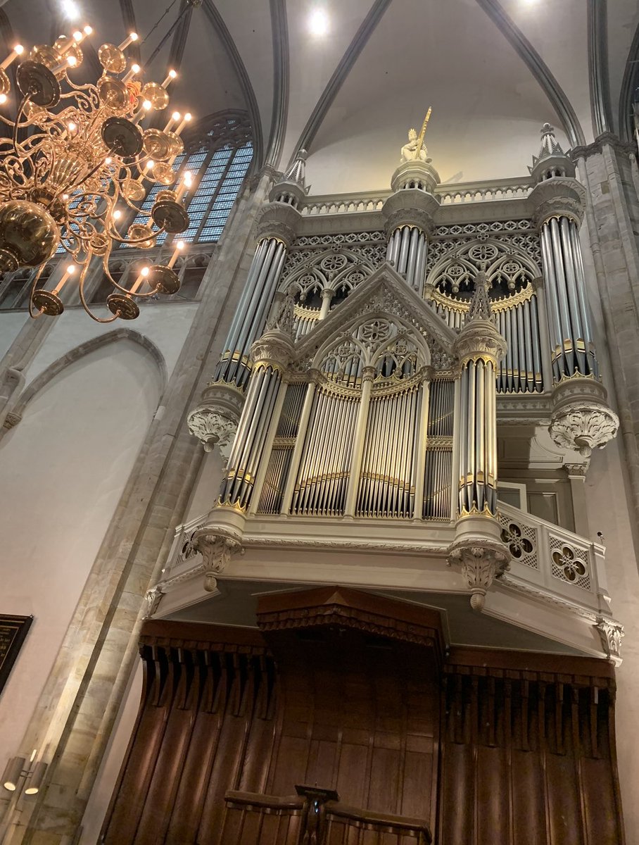 Tot vanavond, 20:00 uur. Pinksterconcert in de @DomkerkUtrecht Werken van Eilander, Post, De Lange en Franck.