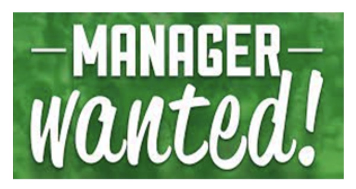 Due to unforeseen circumstances newly appointed managers <a href="/TumariePA/">Tumarie</a> &amp; <a href="/CoachRuiCosta/">𝙍𝙪𝙞 𝘾𝙤𝙨𝙩𝙖</a> have left the club with immediate effect the club will now be looking through applications for a new manager 
Please apply to akkers26@gmail.com or 07792984087
