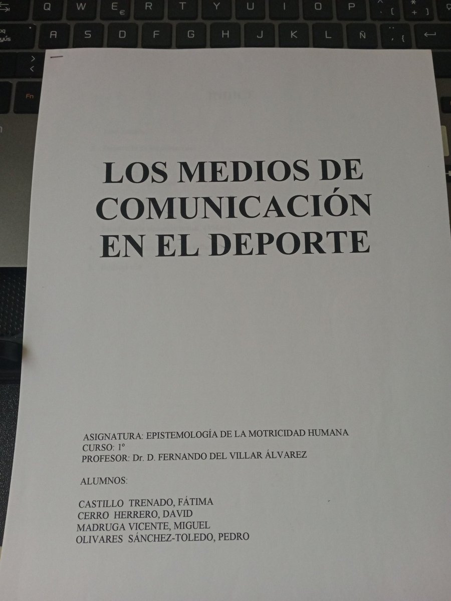 MiguelMadrugaV's tweet photo. Reordenando, primer trabajo que hice en la carrera. Igual no supe escuchar la llamada, jajaja, pero seguro que hoy haría un trabajo súper extenso de este tema. A por otra semana más. #memories #uex #ccdxt #caceres https://t.co/gFbDwsZSLV