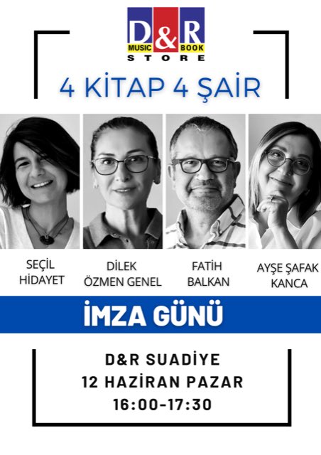 İmza günü 12 Haziran Pazar herkesi bekliyoruz! #imzagünü <a href="/dozmen1/">Dilek Özmen Genel</a> <a href="/fbalkan2000/">fatih balkan</a> <a href="/kanca_safak/">Ayşe Şafak Engincan-Kanca</a> <a href="/AnimaYayinlari/">Anima Yayınları</a>