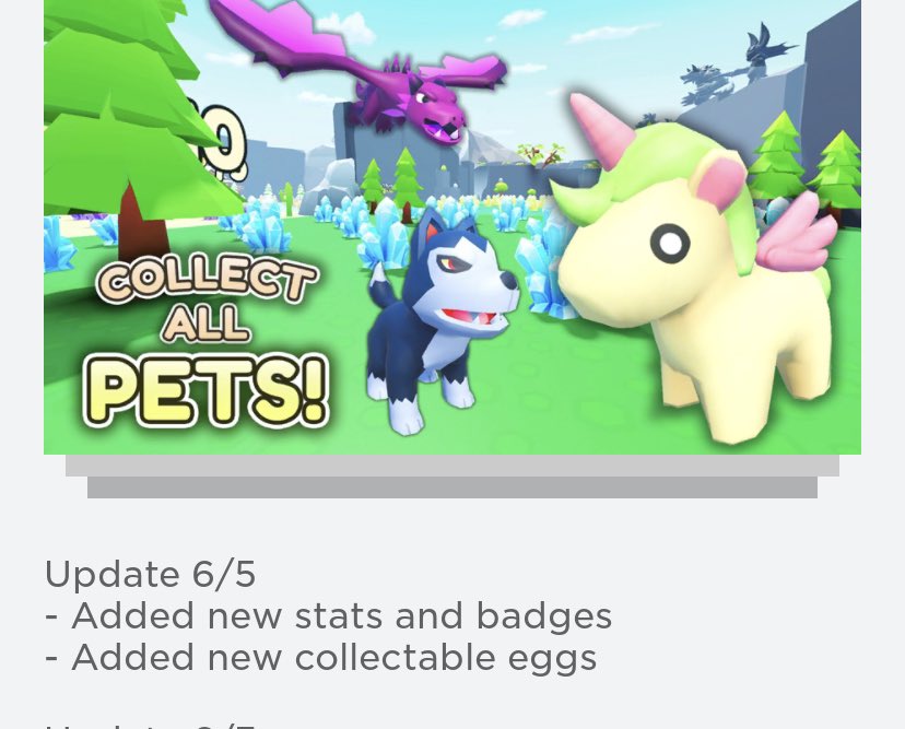 Collect All Pets! - Roblox