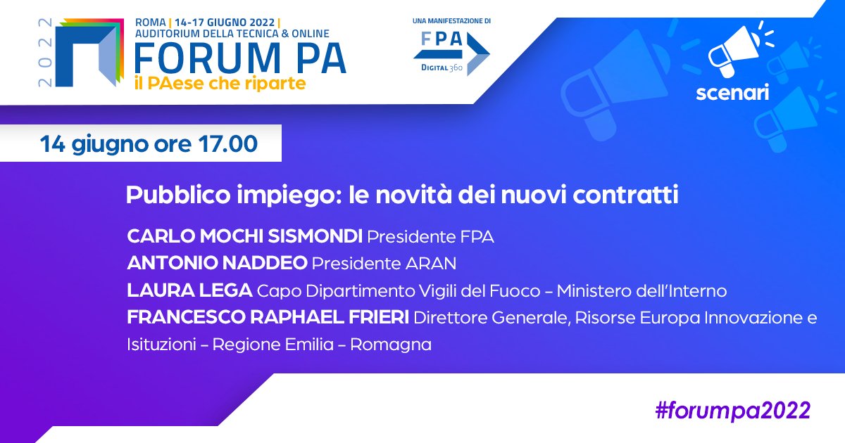 Antonio Veraldi (@antonio_veraldi) on Twitter photo La PA cambia perchè il Paese cambia: ecco assunzioni, contratti innovativi e valorizzazione delle persone #forumpa2022 👉 Iscriviti lnkd.in/eeubbnXB
<a href="/FPA_net/">FPA - FORUM PA - A DIGITAL360 Company</a> <a href="/Carlomochisis/">Carlo Mochi Sismondi</a> <a href="/AntonioNaddeo/">Antonio Naddeo</a> <a href="/F_R_Frieri/">Francesco R. Frieri</a> <a href="/GiaDominici/">Gianni Dominici</a> La PA cambia perchè il Paese cambia: ecco assunzioni, contratti innovativi e valorizzazione delle persone #forumpa2022 👉 Iscriviti lnkd.in/eeubbnXB
<a href="/FPA_net/">FPA - FORUM PA - A DIGITAL360 Company</a> <a href="/Carlomochisis/">Carlo Mochi Sismondi</a> <a href="/AntonioNaddeo/">Antonio Naddeo</a> <a href="/F_R_Frieri/">Francesco R. Frieri</a> <a href="/GiaDominici/">Gianni Dominici</a>