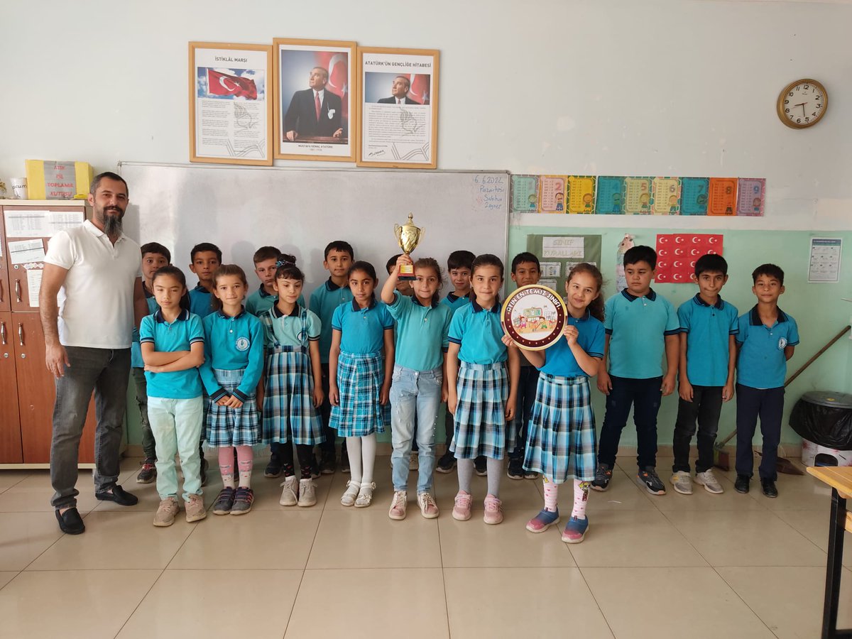 Haftanın örnek sınıfı 4/B👏
En temiz sınıfı 3/A 👏