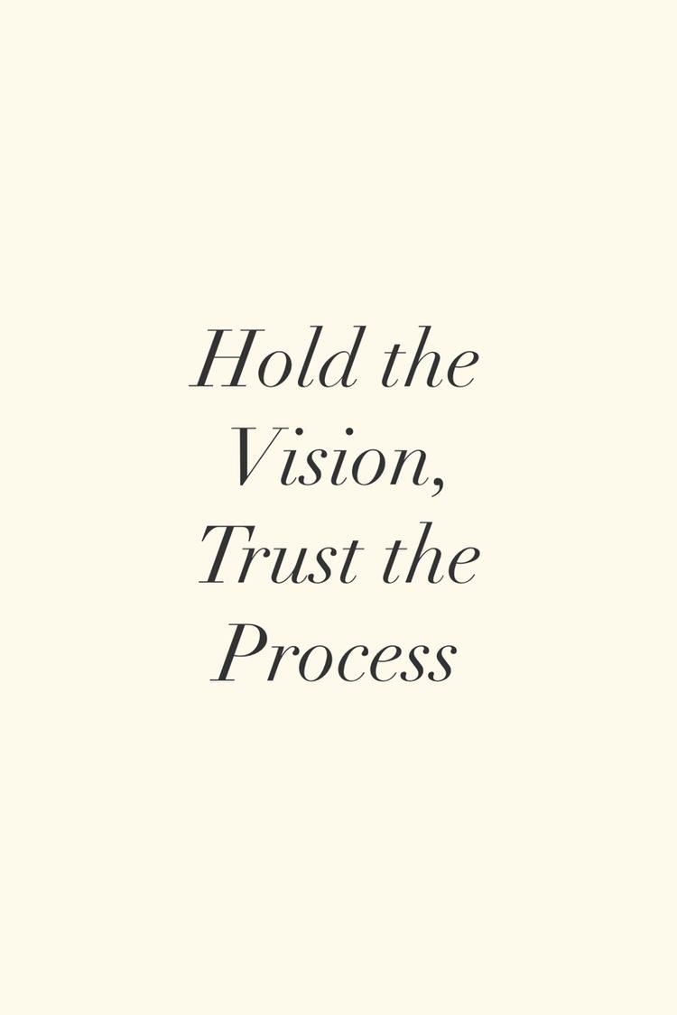 Hold. Trust. #MondayMotivation