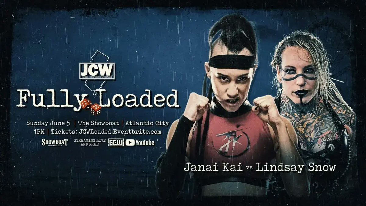 NEW VIDEO!! JANAI KAI vs LINDSAY SNOW - JCW Fully Loaded, June 5, 2022 - HIGHLIGHTS HD

#wrestling #femalewrestling #womenswrestling #indywrestling #janaikai #lindsaysnow

youtu.be/vF14JTqUEOU
