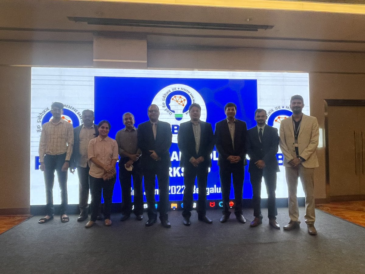 rbinnovationhub's tweet photo. Heading into an intense 3 day workshop this week with banks and fabric partners to discuss fabric layers in continuation to our efforts on #interoperability #DLT #Blockchain #blockchaintechnology. 

#innovation #inclusion #impact #RBIH #InnovationHub #fintech #banking #bfsi https://t.co/hVev6zBp79