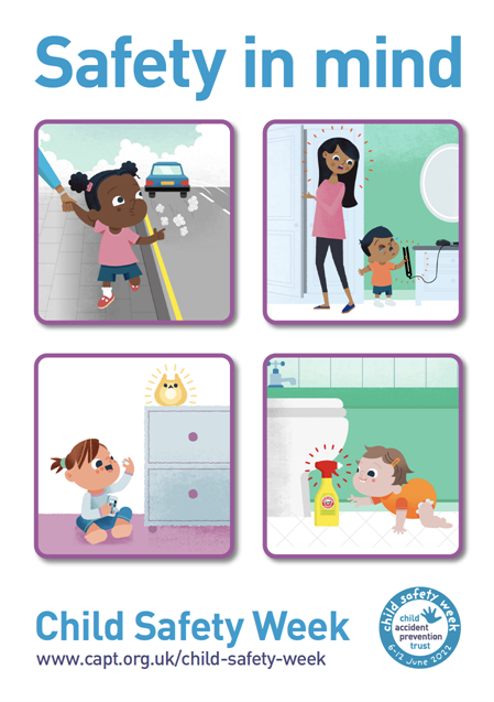 At Safety Central we're all about keeping children and adults safe.  #CAPT have created a fantastic parent pack full of facts and safety tips for <a href="/childsafetyweek/">Child Safety Week</a>.  It also includes some activities for children.  
Download a free pack orlo.uk/fTsOT
#CheshireFire
<a href="/RoSPA/">RoSPA</a>