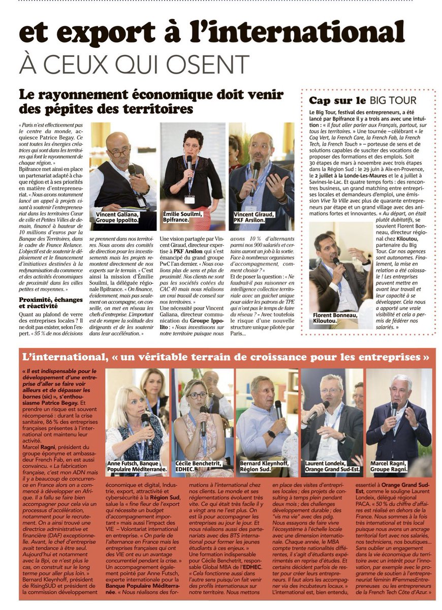 Se métamorphoser, c’est oser devenir la meilleure version de soi-même . Depuis 2 ans le digital nous a sauvés, tout s’est accéléré . Il a fallu se relever et se révéler, se métamorphoser ▶️ <a href="/Nice_Matin/">Nice-Matin</a>