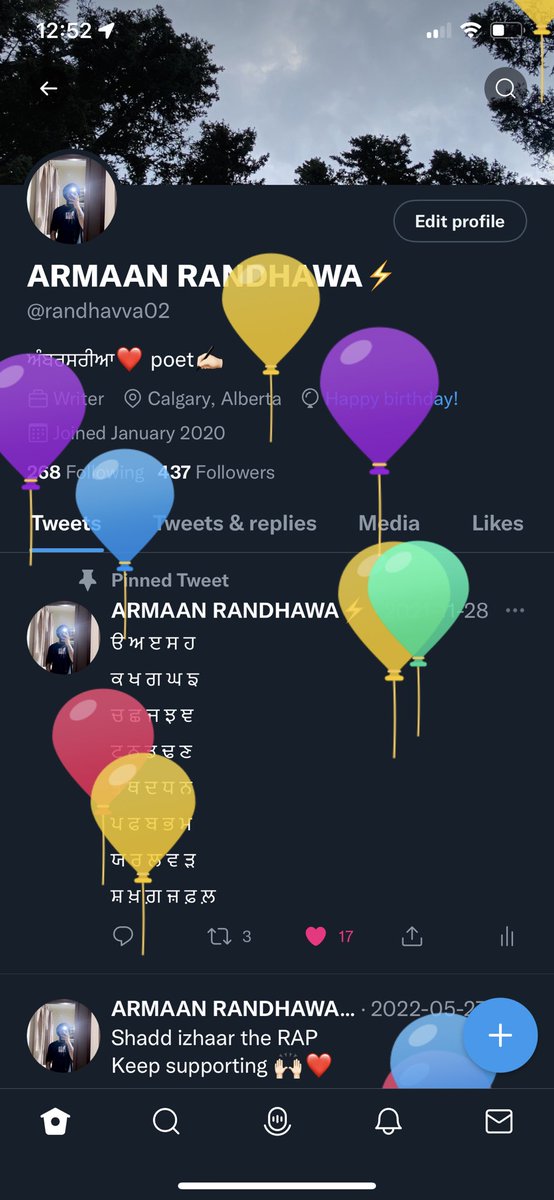 randhavva02's tweet photo. BALLONS ON MY PROFILE ❤️ https://t.co/QwaQ65rn9E