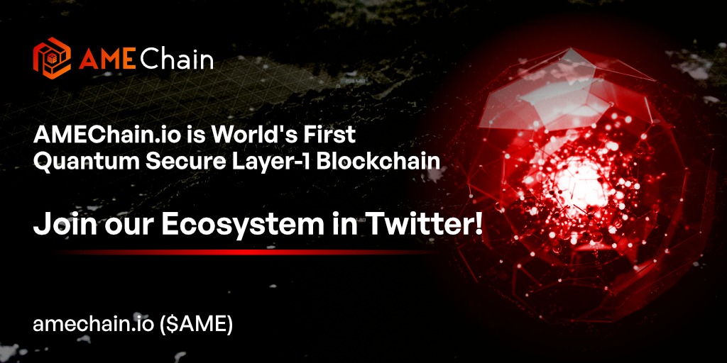 AME Chain - Quantum Secure Network tweet media