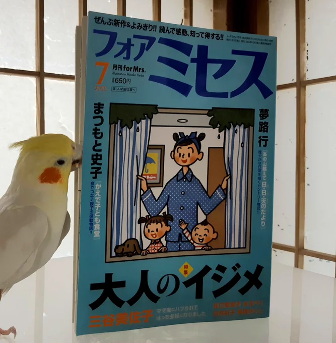 本誌キタ!コトリチャンは、大人のイジメをゆるさへん!!そして普段隔月の「ひとり部屋のカギあずけます」、なんと、次号も載りまぁす!
ちょっと遅れるかもしれないけれど💦💦必ず行くからそこで待ってろよ💦💦

最近つくようになったあらすじとキャラ紹介、客観的にみるとそうなんだ〜ってオモロイ 