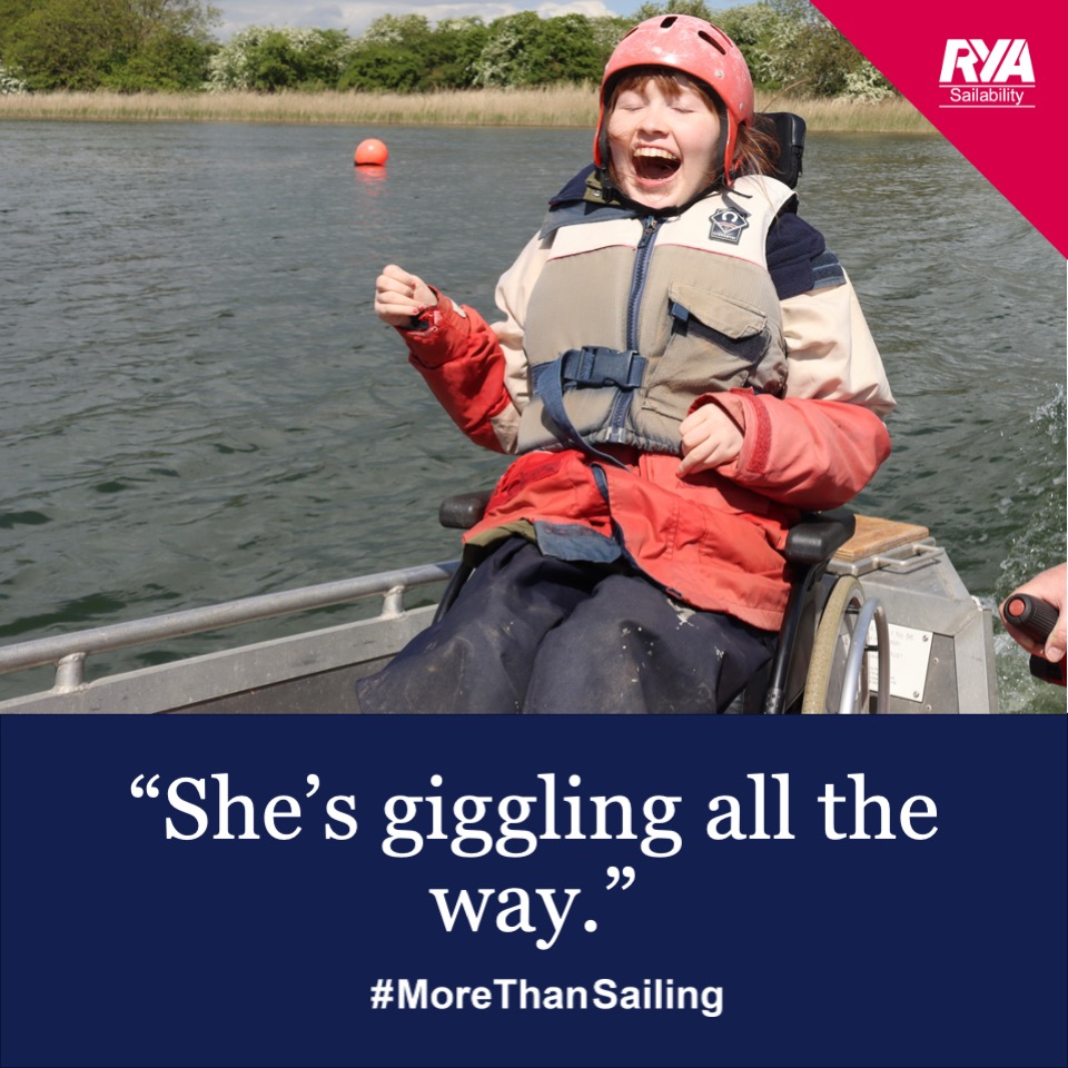 "As soon as Grace sees me in the morning, I get a big grin and a giggle, and when we start going down the bumpy lane, she's giggling all the way."

Charlotte Group Lead for <a href="/StAnnesSSFC/">St Anne's</a> shares why she enjoys visiting <a href="/WeltonwatersAC/">Welton Waters Adventure Centre</a> 

#MoreThanSailing #Sailability #FridayFeeling