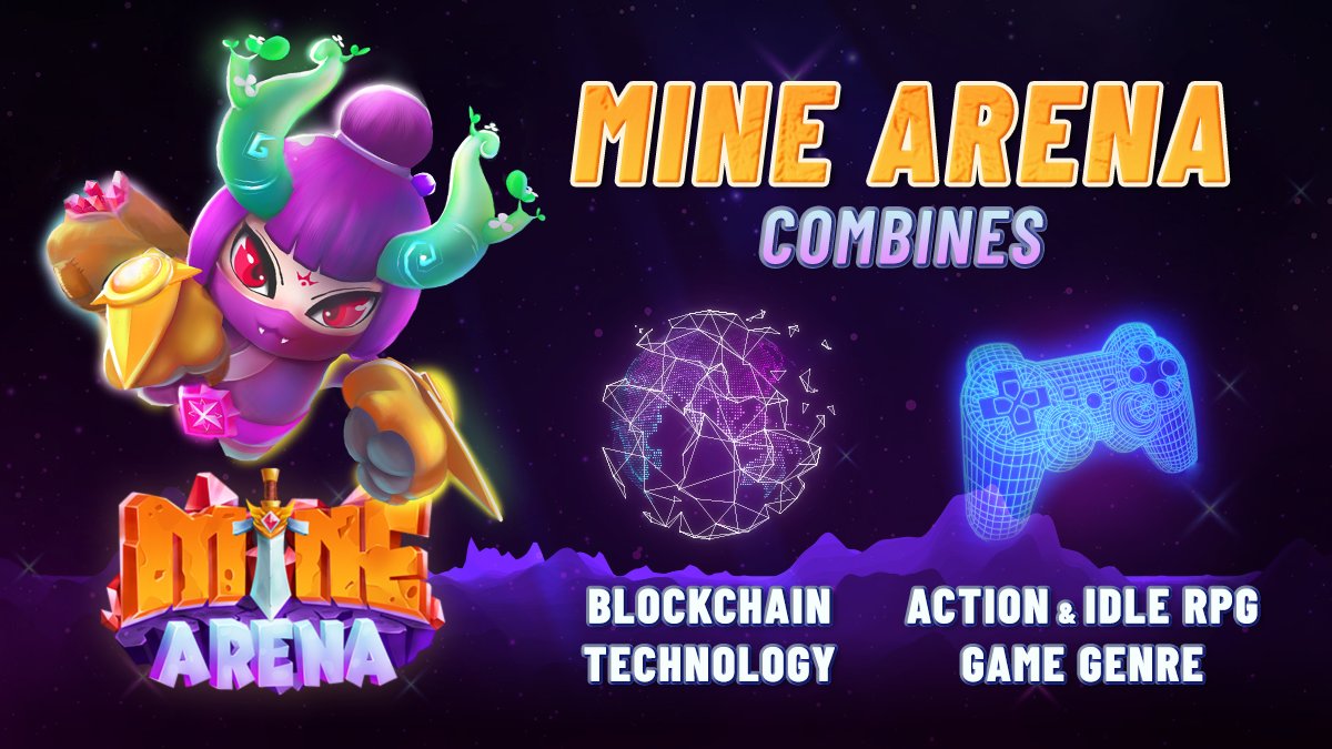 Mine_Arena's tweet photo. 👾 Mine Arena brings the fantastic world of NFTs to mainstream mobile players.

🎮 Free-to-play and Invest-to-earn mechanics 

🕹 Simple, fun, and addictive with no entry barrier. 

📱 Playable on Mobile and PC

👇Read here
https://t.co/kbwjYGjrbu
#MineArena #NFT #GameFi https://t.co/c9Eyt6CPRg