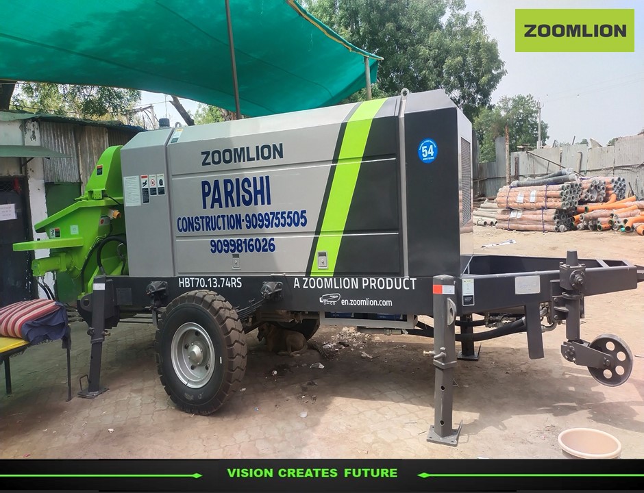 Zoomlion17's tweet photo. Zoomlion India team has successfully delivered #Zoomlion Concrete Trailer Pump HBT70.13.74RS to our renowned client Parishi construction, Ahmedabad.
#concrete #concretetrailer #pump #trailerpump #stationerypump #concretelife #construction #development #constructionequipment https://t.co/wVOzGwPufC
