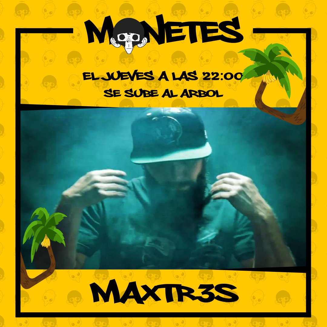 Mak_Atlas's tweet photo. ¡¡¡ BUENOS DIAS MONETES !!!!   
--> El Jueves se sube al árbol, Maxtr3s!!

 INFO 
· Youtube:  https://t.co/tRdw9Vhmnx
· Instagram: @maxtr3s.l.o.r https://t.co/BtAnJUgLUm