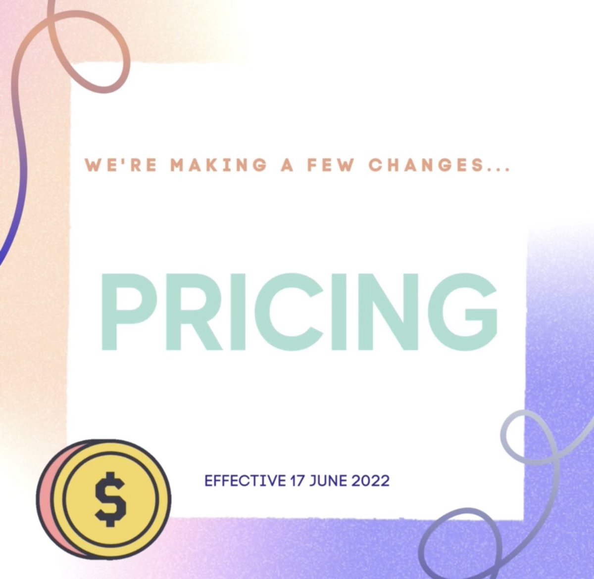 balleriia's tweet photo. We’ve kept things the same around here but, with growth comes change 🎉. 
We’re making changes and here’s a few important ones you need to know about 💃🏿

Get those orders in while there’s still time 💵
Effective: 17th of Jun https://t.co/GZoGCyhpwD